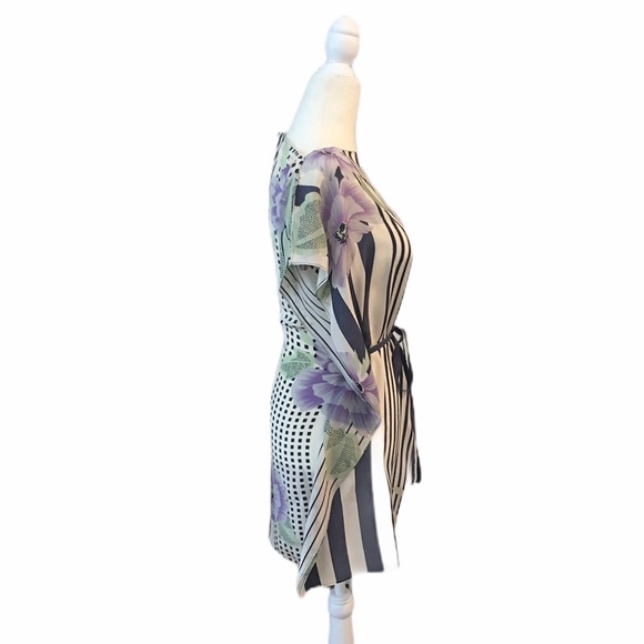 🚫 SOLD 🚫 Petticoat Alley Artsy Silk Tunic Top - Picture 5 of 15